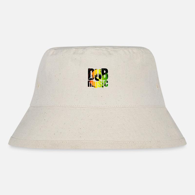 Dub music - Stanley/Stella recycelter Bucket Hat - Naturweiß