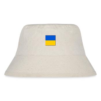 UKRAINE DRAPEAU UKRAINIEN - Bob recyclé Stanley/Stella - blanc naturel - Devant