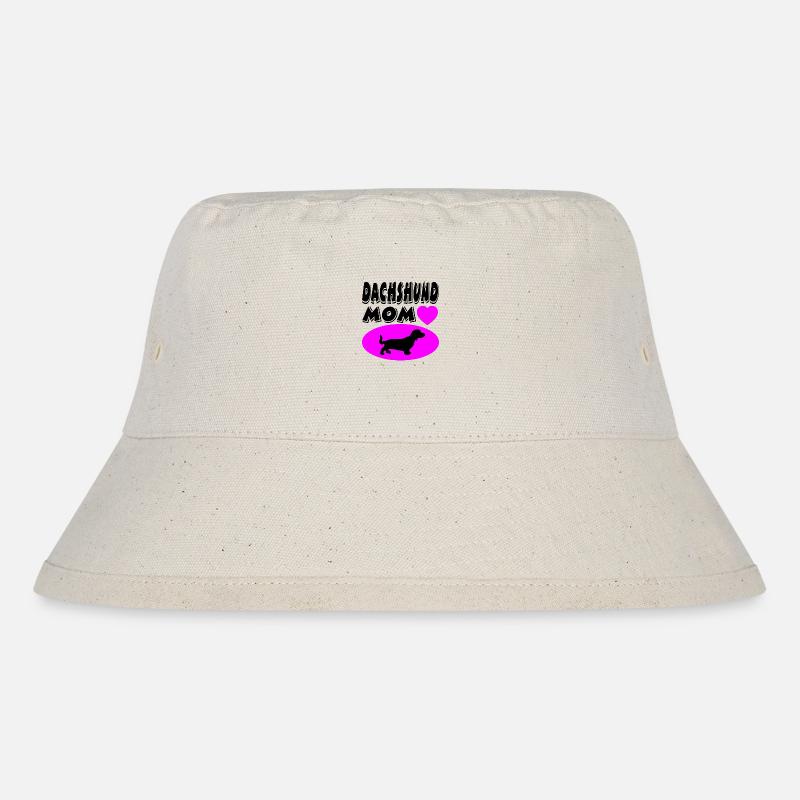 Dackel - Stanley/Stella recycelter Bucket Hat - Naturweiß