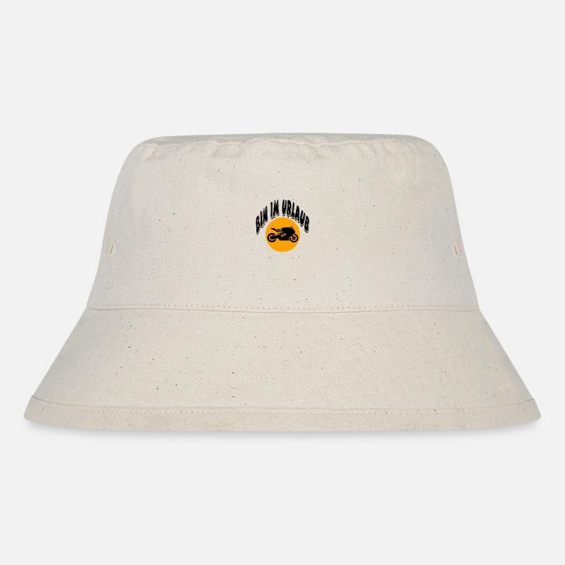 Motorrad - Stanley/Stella recycelter Bucket Hat - Naturweiß
