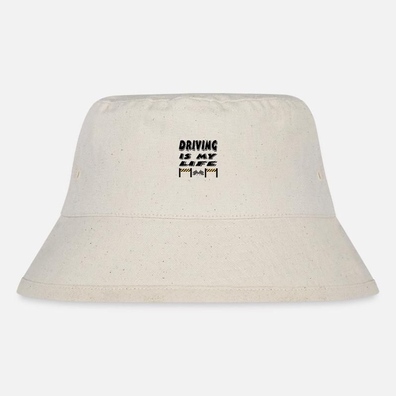 Auto - Stanley/Stella recycelter Bucket Hat - Naturweiß