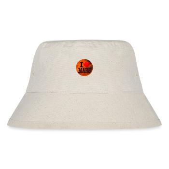 I love Mars - Stanley/Stella Recycled Bucket Hat - natural - Front