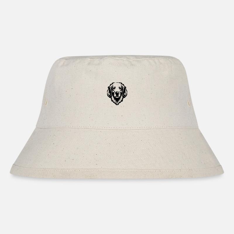 Golden Retriever - Stanley/Stella recycelter Bucket Hat - Naturweiß