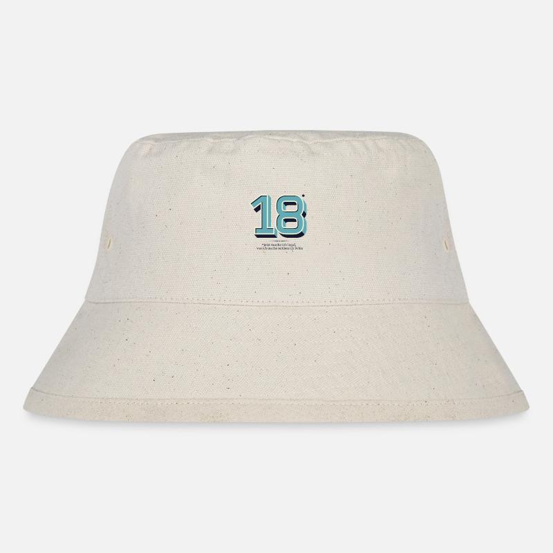 Geburtstag - Stanley/Stella recycelter Bucket Hat - Naturweiß