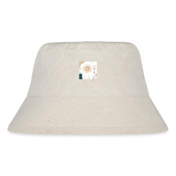 Summer Fern Simple Modern boho art - Stanley/Stella recycelter Bucket Hat - Naturweiß - Vorne