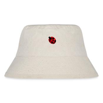 MARIENKÄFER: Siebenzackige Coccinellidae vulgaris - Stanley/Stella recycelter Bucket Hat - Naturweiß - Vorne