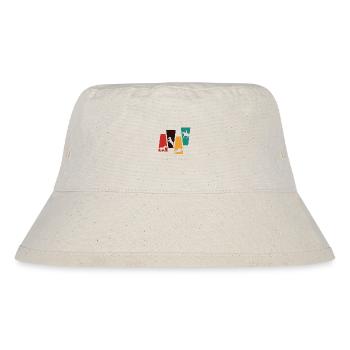 Vintage Retro Pferd - Pferd Geschenkidee - Stanley/Stella recycelter Bucket Hat - Naturweiß - Vorne