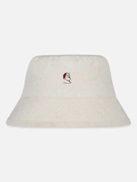 Weihnachtsmann - Stanley/Stella recycelter Bucket Hat - Naturweiß