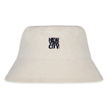 New York City In Black Shades Street Style - Stanley/Stella Recycled Bucket Hat - natural - Front