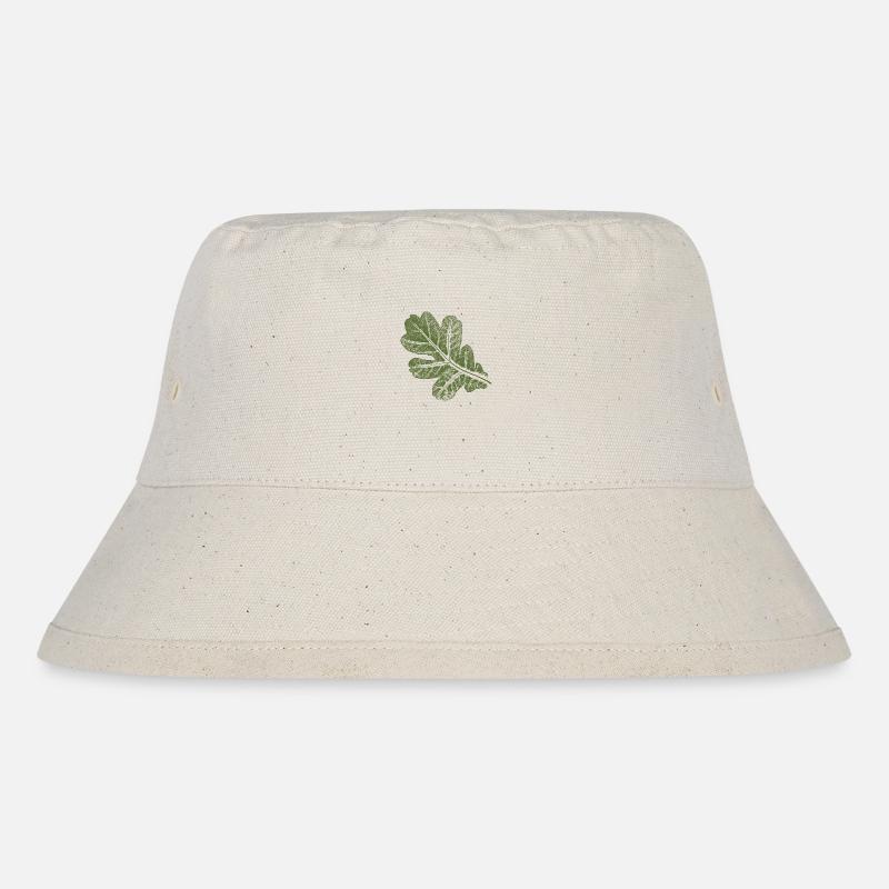 Feuille de chêne - Feuille/ Chêne Kaki - Bob recyclé Stanley/Stella - blanc naturel
