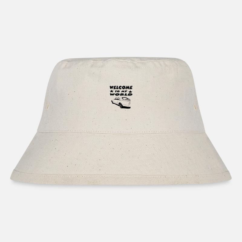 Auto - Stanley/Stella recycelter Bucket Hat - Naturweiß