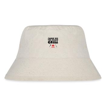 Grillen - Stanley/Stella recycelter Bucket Hat - Naturweiß - Vorne