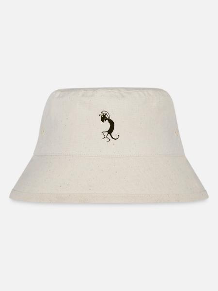 schleichendes Monster - Stanley/Stella recycelter Bucket Hat - Naturweiß