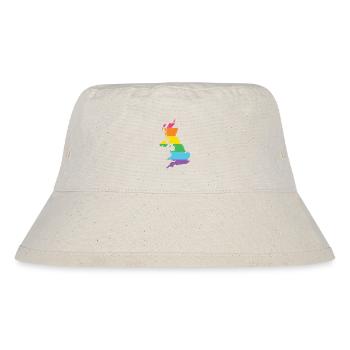 LGBTQ Great Britain - Stanley/Stella Recycled Bucket Hat - natural - Front