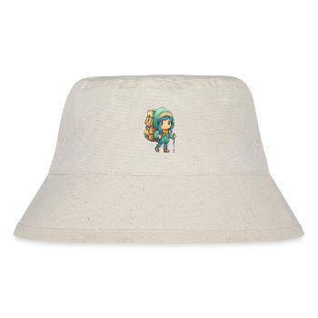 Wandern, nicht nur für Kinder - Stanley/Stella recycelter Bucket Hat - Naturweiß - Vorne