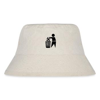 Fck nzs - keep your environment clean - Stanley/Stella Recycled Bucket Hat - natural - Front