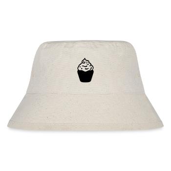 Cupcake - Stanley/Stella recycelter Bucket Hat - Naturweiß - Vorne