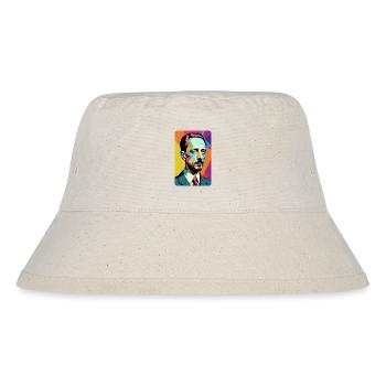 Rainer Maria Rilke comic art pop art t-shirt - Stanley/Stella Recycled Bucket Hat - natural - Front