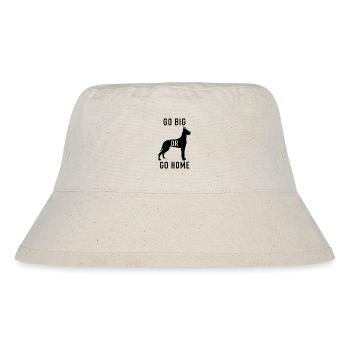 Abstrakte Farbexplosion auf dunklem Hintergrund - Stanley/Stella recycelter Bucket Hat - Naturweiß - Vorne