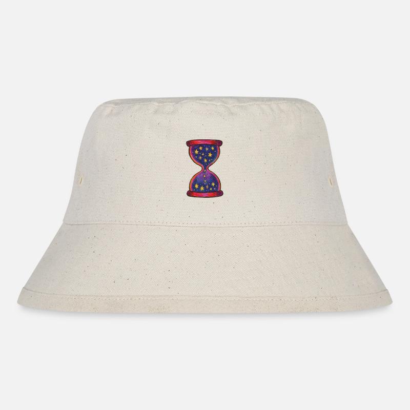 Celestial Hourglass Artistic Pattern - Stanley/Stella Recycled Bucket Hat - natural