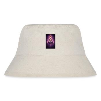 Cosmic Chakra Meditation - Stanley/Stella Recycled Bucket Hat - natural - Front