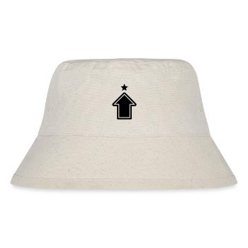 Arrow Rise Icon - Stanley/Stella Recycled Bucket Hat - natural - Front