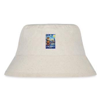 Cincinnati, Ohio - Stanley/Stella Recycled Bucket Hat - natural - Front