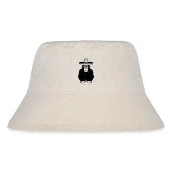 Gorilla-Sombrero - Stanley/Stella recycelter Bucket Hat - Naturweiß - Vorne