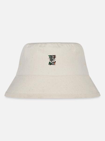 Italy Flag Homesickness Italian Flag Used Look - Stanley/Stella Recycled Bucket Hat - natural
