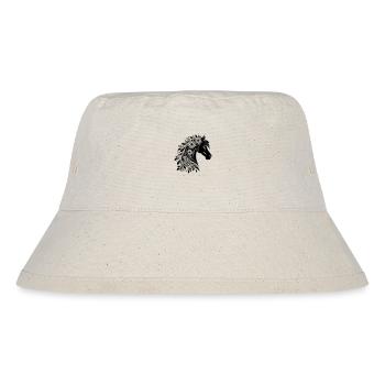 Horse Head Flowers - Stanley/Stella Recycled Bucket Hat - natural - Front