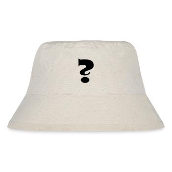 Fragezeichen - Stanley/Stella recycelter Bucket Hat - Naturweiß - Vorne
