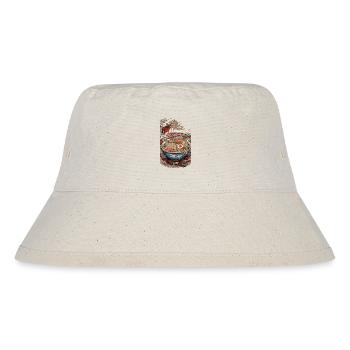 Japan Retro Ramen Ukiyo-E Tokyo Wave Kunst - Stanley/Stella recycelter Bucket Hat - Naturweiß - Vorne