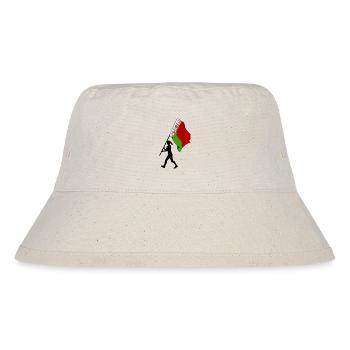 Flagge Weißrussland Frau zu Fuß - Stanley/Stella recycelter Bucket Hat - Naturweiß - Vorne