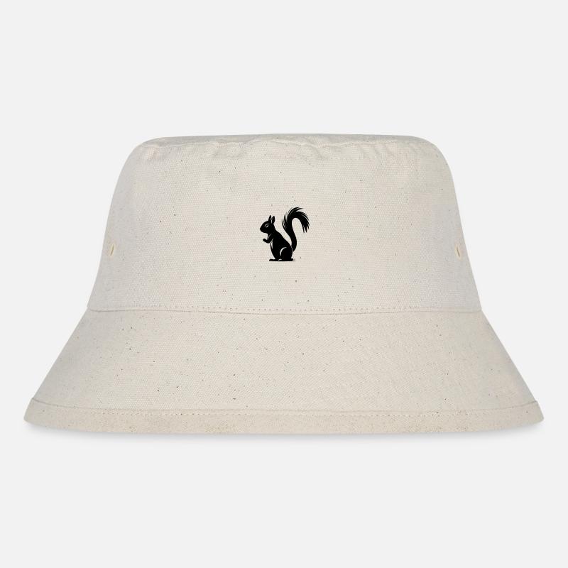 squirrel - Stanley/Stella Recycled Bucket Hat - natural