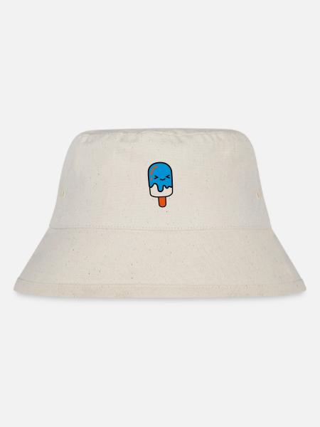 ice cream - Stanley/Stella Recycled Bucket Hat - natural