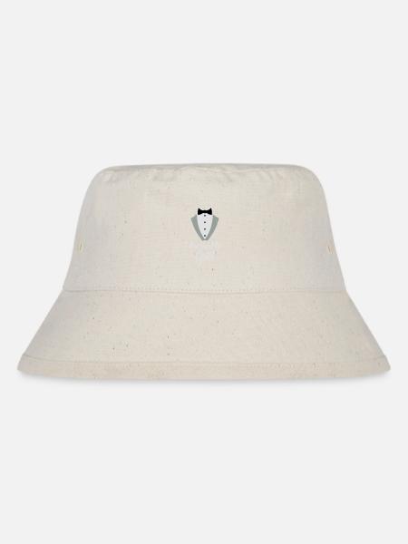 Lustiges T-Shirt zum Grillen für Männer - Stanley/Stella recycelter Bucket Hat - Naturweiß