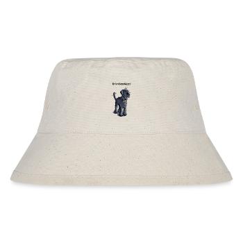Süßer Riesenschnauzer - Stanley/Stella recycelter Bucket Hat - Naturweiß - Vorne