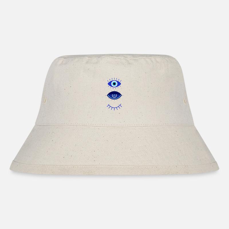Œil bleu - Bob recyclé Stanley/Stella - blanc naturel