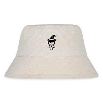 Kleine Hexe - Stanley/Stella recycelter Bucket Hat - Naturweiß - Vorne