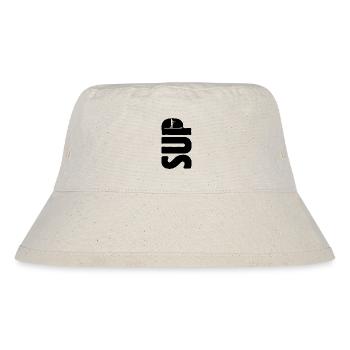 SUP Stand up paddling - Life is better on a board - Stanley/Stella recycelter Bucket Hat - Naturweiß - Vorne