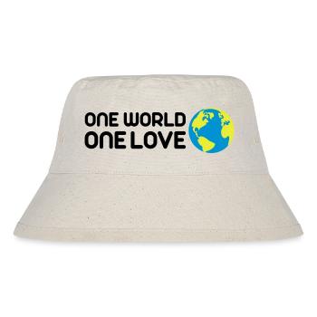 One World One Love - Bob recyclé Stanley/Stella - blanc naturel - Devant