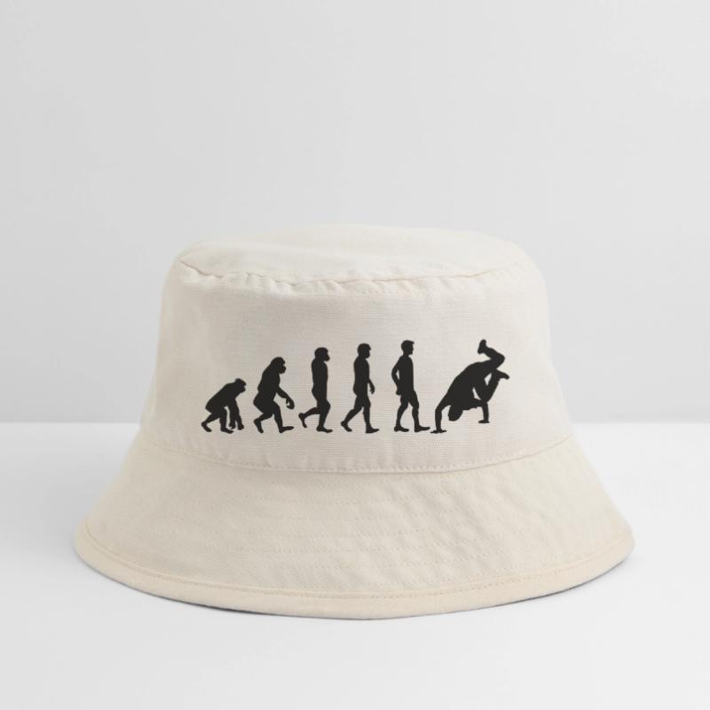 Breakdance Evolution black Stanley/Stella Recycled Bucket Hat