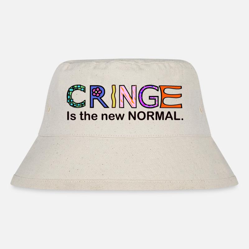 Jugendwort 2023 - Stanley/Stella recycelter Bucket Hat - Naturweiß