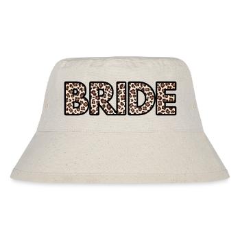 Leoparden-Armband - Stanley/Stella recycelter Bucket Hat - Naturweiß - Vorne