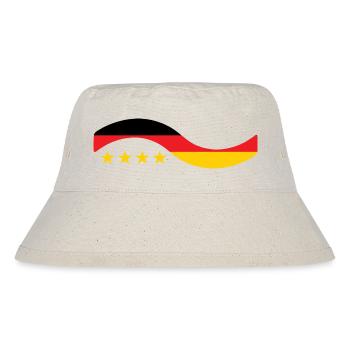 Drapeau Allemand - Allemagne - Bob recyclé Stanley/Stella - blanc naturel - Devant