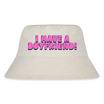 Ich habe einen Freund! - Stanley/Stella recycelter Bucket Hat - Naturweiß - Vorne