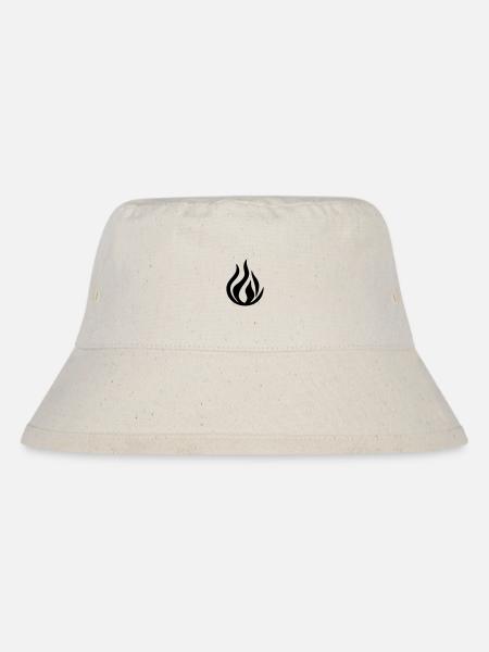 Flamme - Stanley/Stella recycelter Bucket Hat - Naturweiß