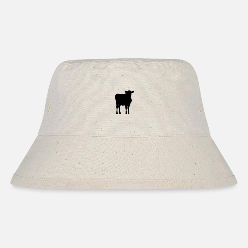Kuh - Stanley/Stella recycelter Bucket Hat - Naturweiß