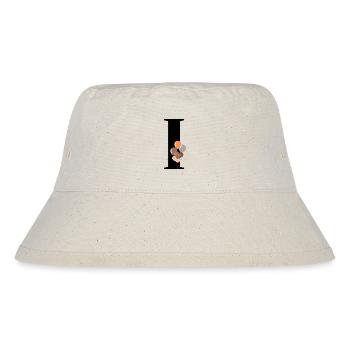 Letter i birthday balloon - Stanley/Stella Recycled Bucket Hat - natural - Front