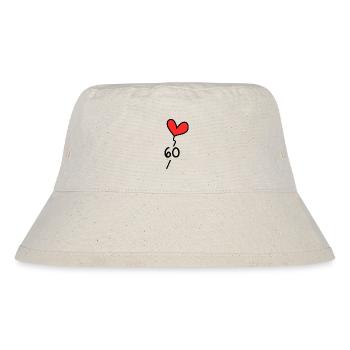 60. 60 JAHRE. 60-JÄHRIGES JUBILÄUM. 60. GEBURTSTAG. - Stanley/Stella recycelter Bucket Hat - Naturweiß - Vorne